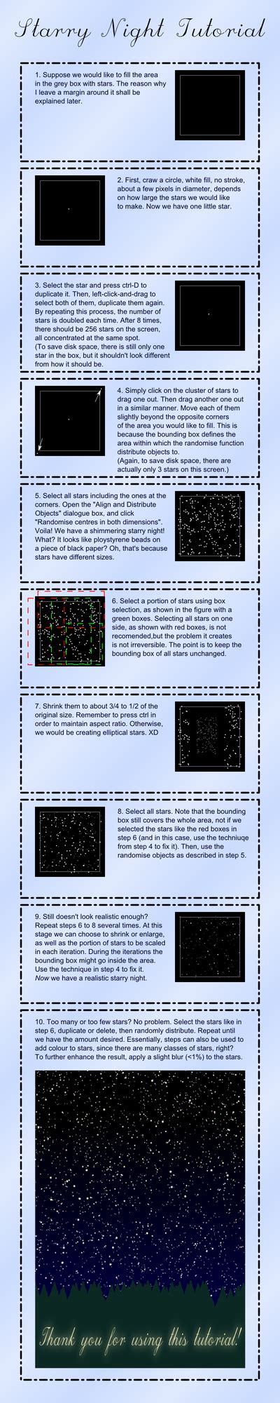 Starry Night Tutorial by bwansy on DeviantArt