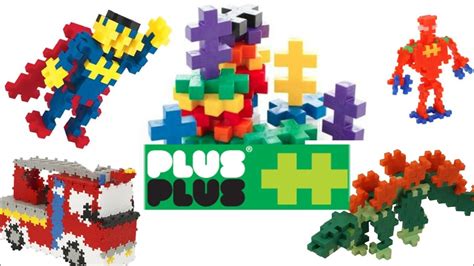Plus Plus Creations Building Blocks - YouTube