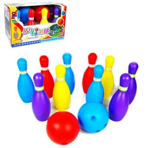 Gift for kids bowling bowl toys play house toys Large solid plastic Bowling toys kids outdoor ...