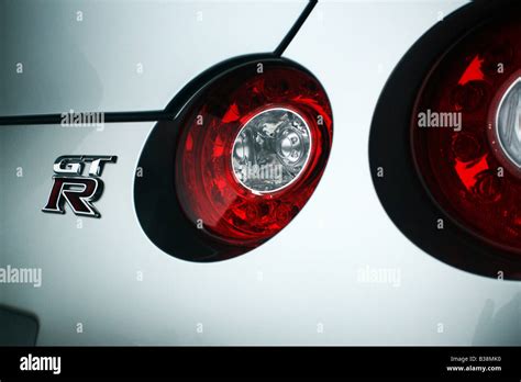 Nissan Gt-R tail lights Stock Photo - Alamy