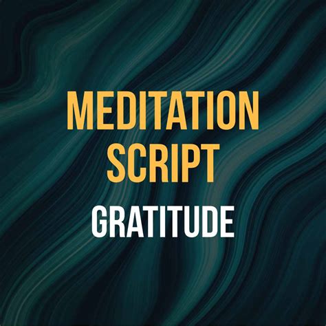 Short Gratitude Meditation Script - MyRelaxation.Online