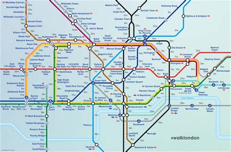 Tube strike: Walking times between London Underground stations