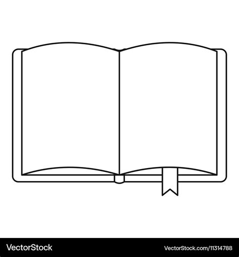 Book Outline Vector - soakploaty