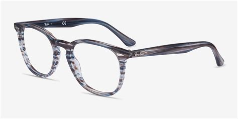 Ray-Ban RB7159 - Square Blue Frame Eyeglasses | Eyebuydirect Canada