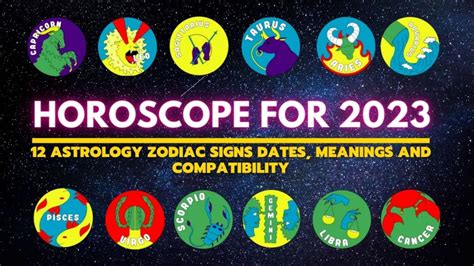 12 Zodiac Signs, Meanings and Compatibility |Horoscope for 2023