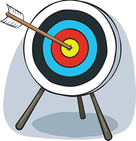 Cartoon Of The Bullseye Target Illustrations, Royalty-Free Vector ...