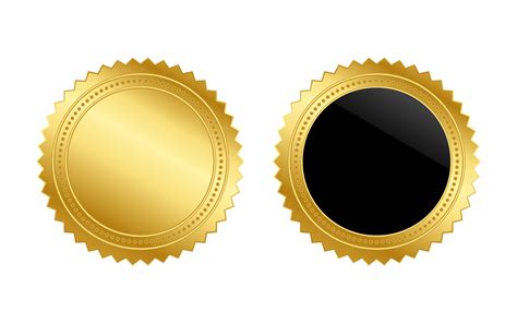 Black and gold shields, labels, seals, banners, badges. 4383312 Vector Art at Vecteezy
