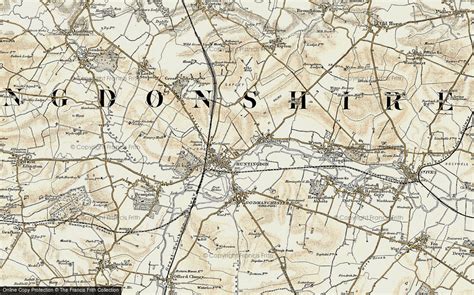 Historic Ordnance Survey Map of Huntingdon, 1901