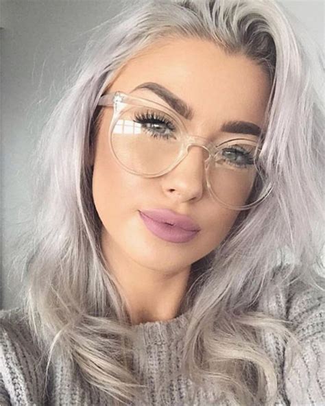 Klare Brillengestell für Damenmode-Ideen #Transparent #Eyeglass (27) # ...