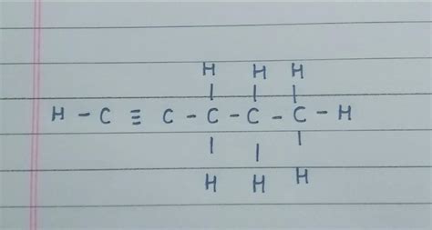 Pentyne Structure