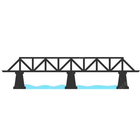 Modern Bridge Vector Art, Bridge, Bridge Icon, Bridge Illustrator PNG and Vector with ...