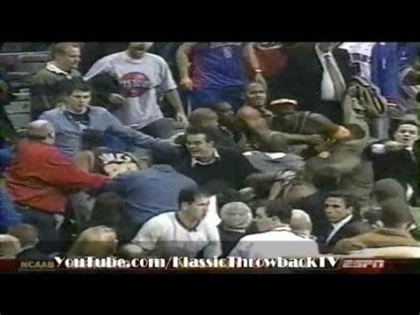 Throwback: Pacers vs Pistons Brawl - Full (2004) : Fanfights