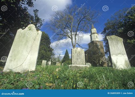 Cemetery at Bruton Parish editorial stock image. Image of history - 26895309