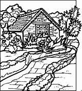 Landscape coloring Pages To Download And Print For Free sketch template