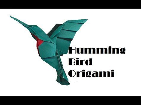 How to make an origami hummingbird - The Paperdashery | Origami ...