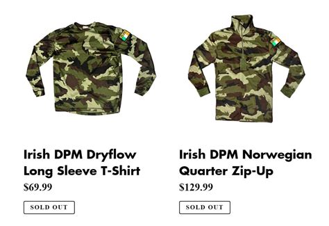 Irish Army Uniforms Highly Sought After In US Because Of 'How Cool They Look'