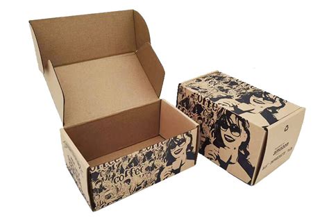 Wholesale Recyclable Kraft Corrugated Board Shipping Box Custom Logo