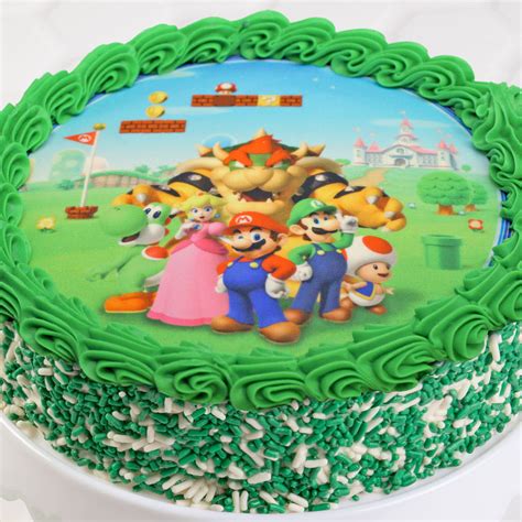 Super Mario Cake delivered