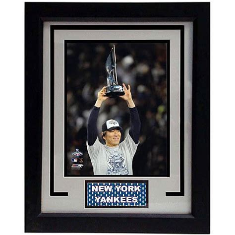 New York Yankees 2009 World Series MVP Hideki Matsui Framed Photo