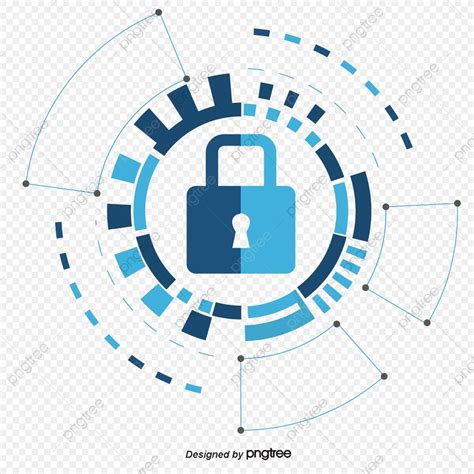 Network Security Vector Hd PNG Images, Network Technology Security Logo ...