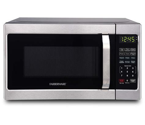 Farberware Classic FMO07AHTBKJ Compact Microwave Oven Stainless Steel ...