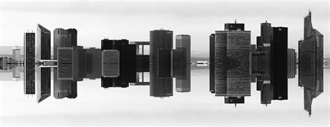 Paris La Defense Skyline mirrored Photograph by Cedric Darrigrand - Pixels