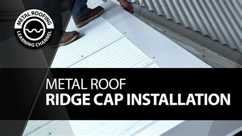 How To Install Metal Roof Ridge Cap. EASY Metal Roofing Ridge Cap Installation + Finish + Cut ...