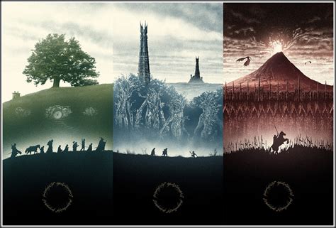 LOTR Trilogy Poster. | Posters by Marko Manev : r/lotr