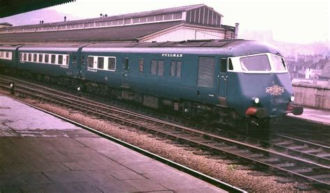 The Blue Pullman luxury diesel train, Bath, circa 1961. | Train, Diesel ...