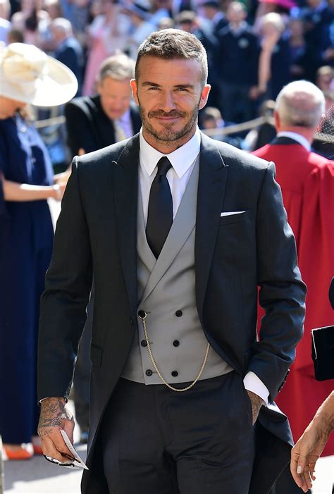 David Beckham Wears Dior Homme by Kim Jones to the Royal Wedding | Vogue