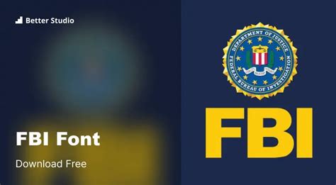 FBI Font: Download Free Font & Logo