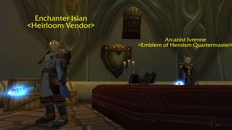 Emblem of Heroism and Emblem of Valor - WotLK Classic