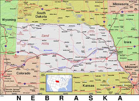 NE · Nebraska · Public Domain maps by PAT, the free, open source ...