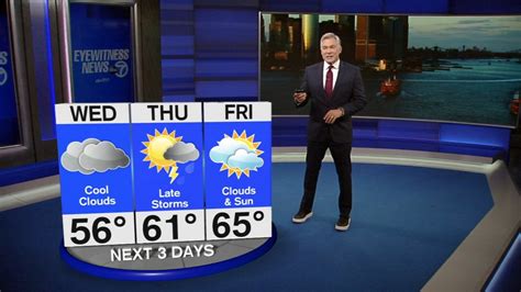 NYC Weather: Clouds, cool temperatures make a comeback - ABC7 New York