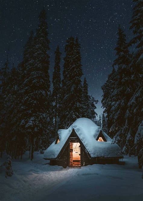 Pin by free-sh-kh on Winter Wonderland | Winter cabin, Winter scenery, Cabins in the woods