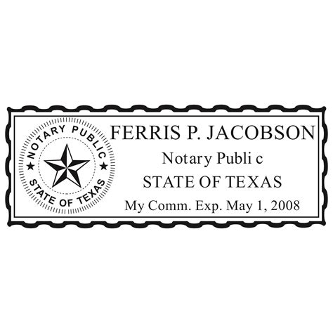 TEXAS Notary Stamp - Winmark Stamp & Sign - Stamps and Signs