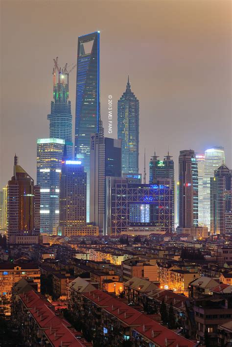 Lujiazui on a Misty Night | Skyscrapers of Lujiazui at night… | Flickr