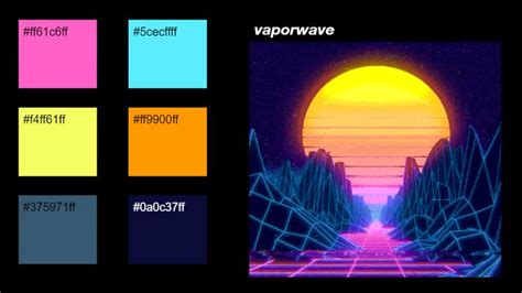 Vaporwave Color Palette