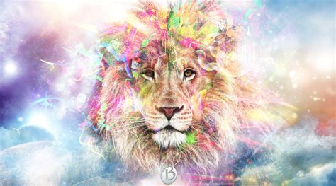 Abstract Lion Wallpaper HD 07479 - Baltana