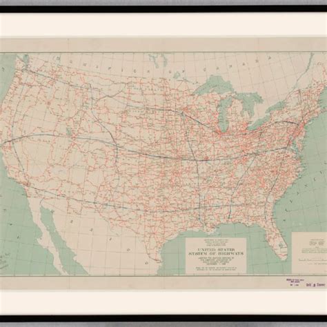 United States System of Highways, 1933, National Archives Identifier ...