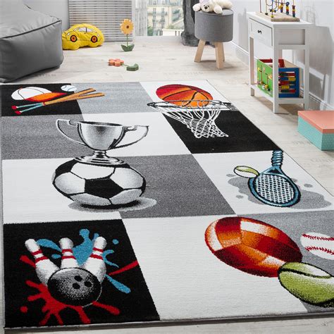 Sports Rug For Kids Room - Sport Basketball Rug Round Mat Area Floor ...