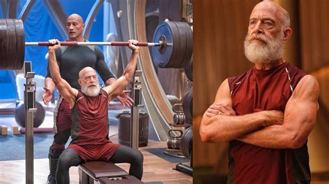 The Rock Shares Jacked 'Red One' Workout Photo With JK Simmons ...