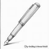 Pen Coloring Pages  Free & Printable sketch template