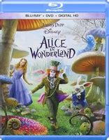 Alice in Wonderland Blu-ray (Blu-ray + DVD + Digital HD)