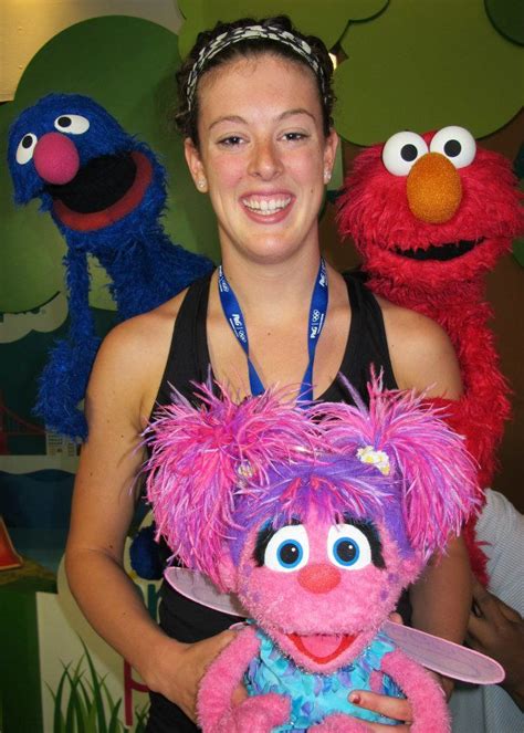 Grover, Elmo, and Abby had a great time at the London Olympics! Here they are with their new ...