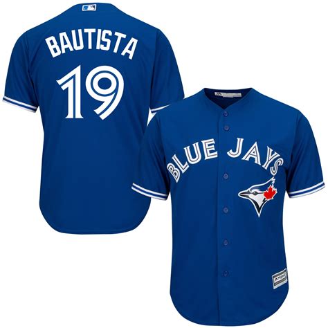 Majestic Jose Bautista Toronto Blue Jays Royal Cool Base Player Jersey