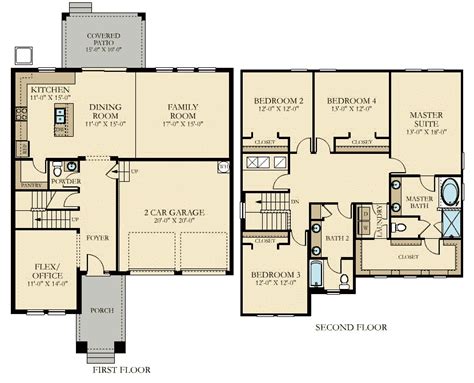 Orleans II Floor Plan at Storey Lake