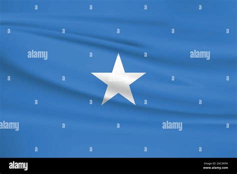 Waving Somalia flag, official colors and ratio correct. Somalia ...