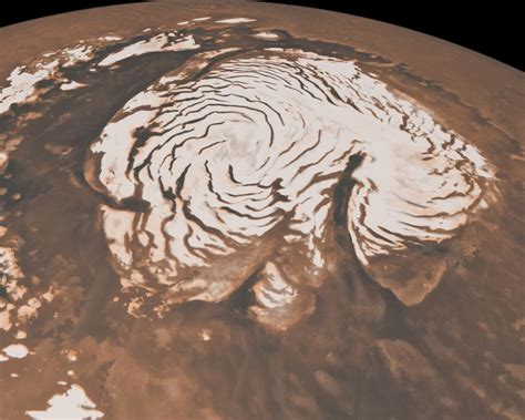 High-res images of Martian ice caps may reveal climate history | Colorado School of Mines | Newsroom