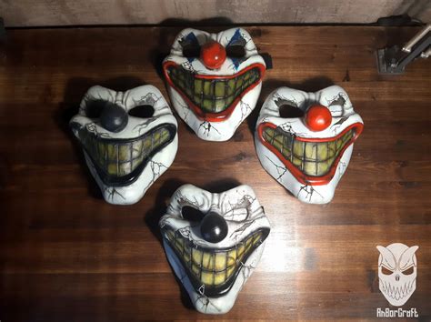 Sweet Tooth mask Twisted Metal Clown game mask Needles Kane | Etsy